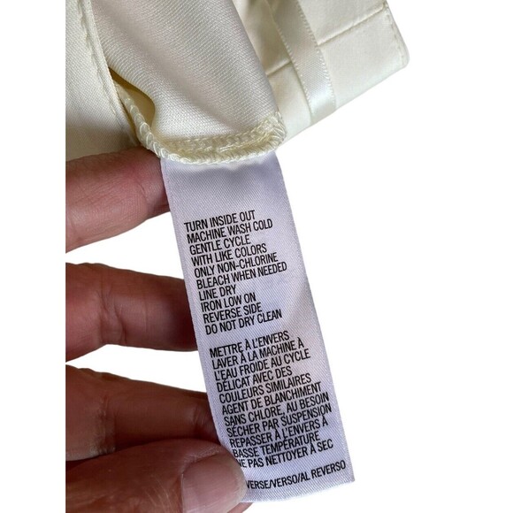 Izod Womens Ivory Plaid Skort Size 10 Golf Tennis PickleBall Rhinestones - Picture 11 of 13